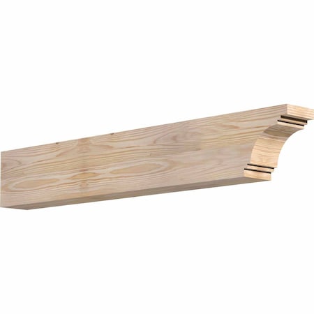 Ekena Millwork Pescadero Smooth Rafter Tail, Douglas Fir, 3 1/2"W x 6"H x 36"L RFT04X06X36PEC00SDF